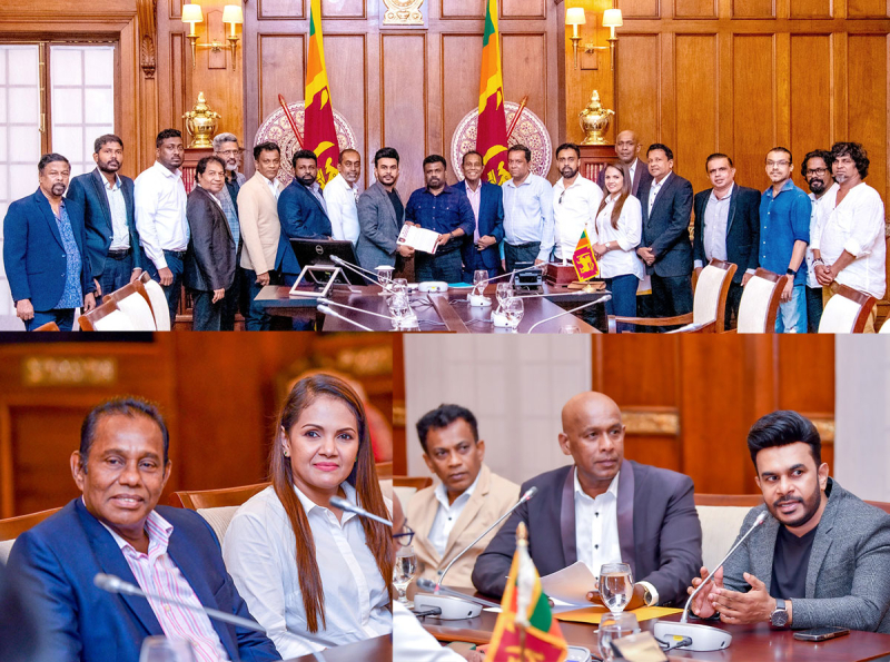 Meeting Between the President and the Joint Association of Performing Artists of Sri Lanka 